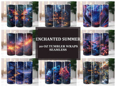 Enchanted Summer 4 Tumbler Wrap - CraftNest - Digital Crafting and Art