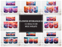 Flower Hydrangeas 6 Mug Wrap - CraftNest