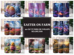 Easter on Farm 2 Tumbler Wrap - CraftNest