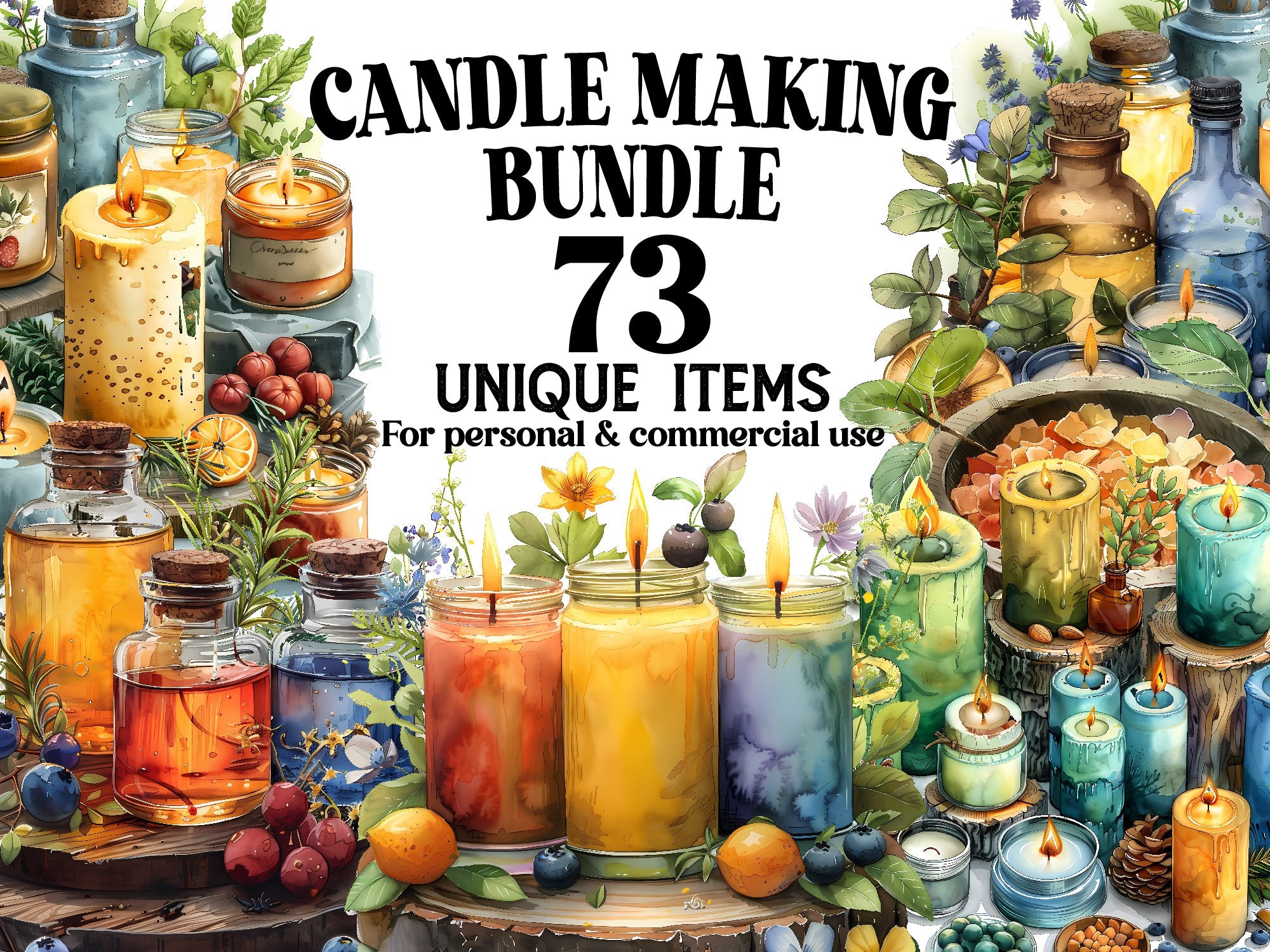Candle Making Clipart