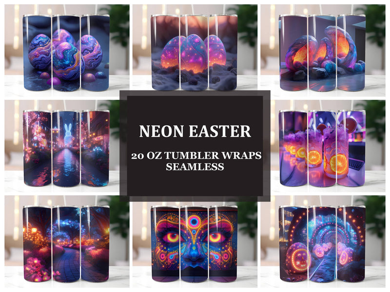 Neon Easter 2 Tumbler Wrap - CraftNest