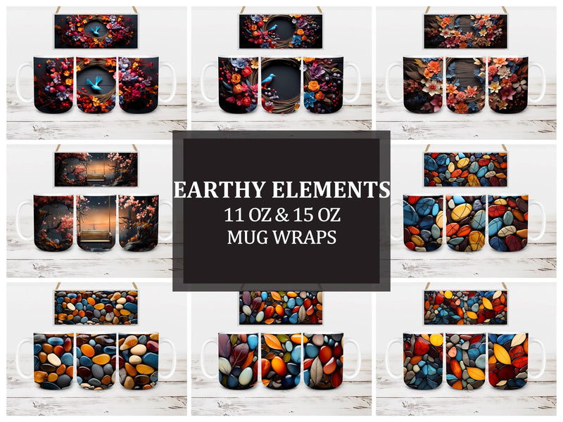 Earthy Elements 3 Mug Wrap - CraftNest