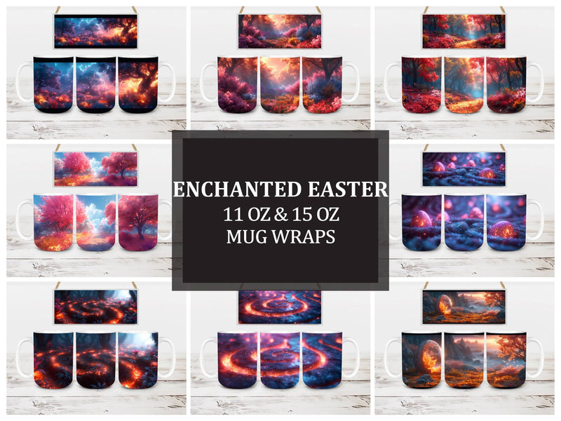 Enchanted Easter 2 Mug Wrap - CraftNest