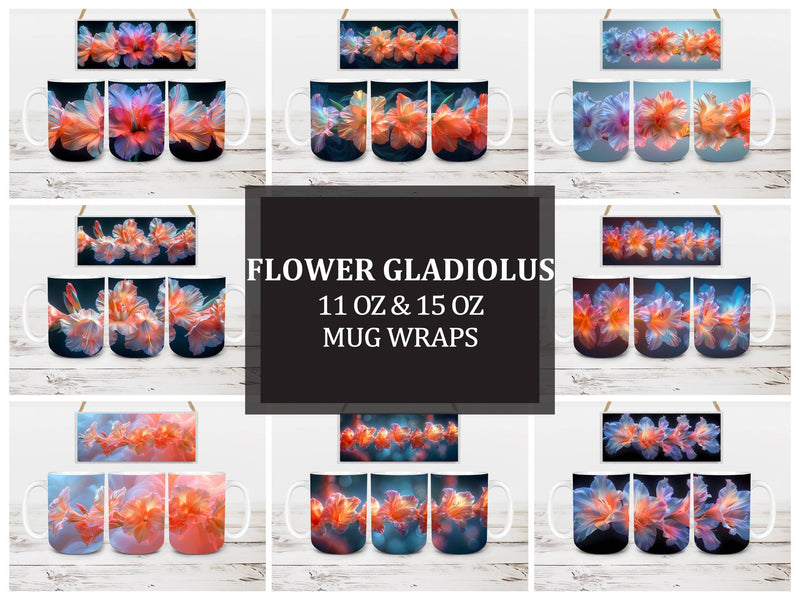 Flower Gladiolus 1 Mug Wrap - CraftNest