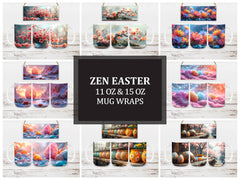 Zen Easter 6 Mug Wrap - CraftNest
