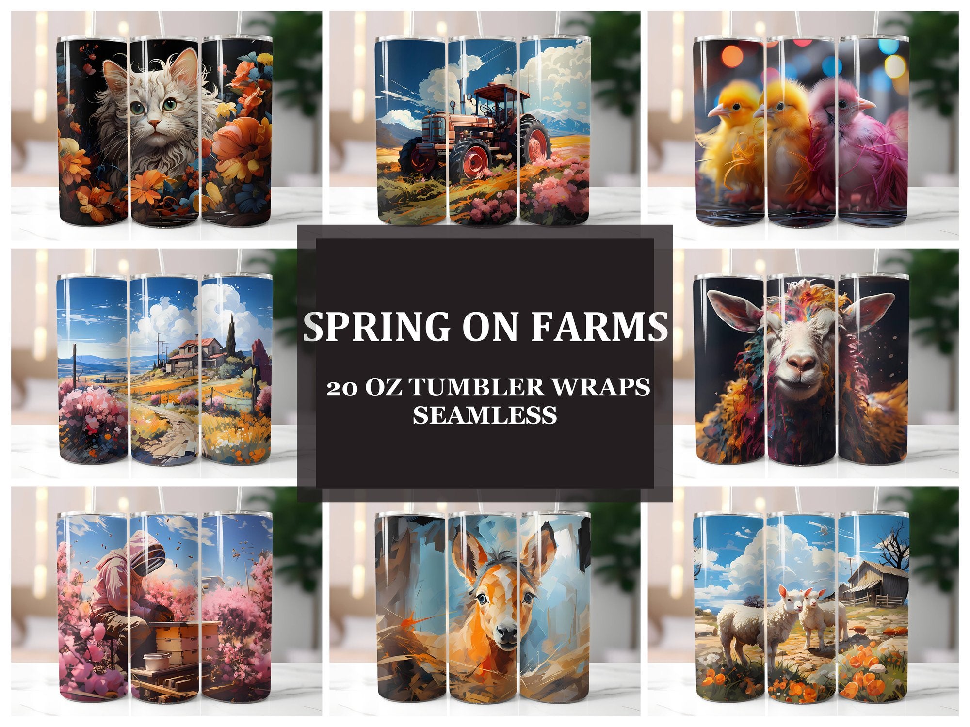 Spring on 5 Tumbler Wrap - CraftNest