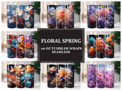 Floral Spring 6 Tumbler Wrap - CraftNest