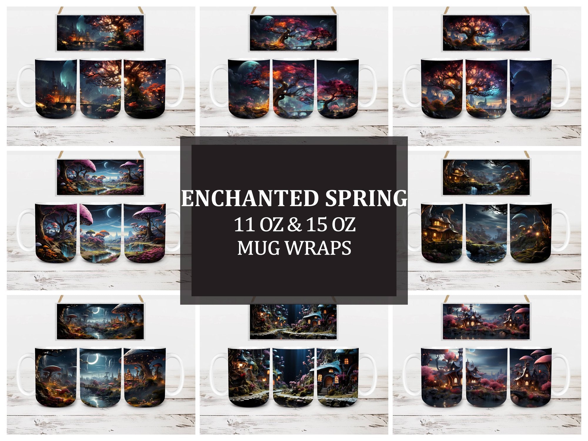 Enchanted Spring 2 Mug Wrap - CraftNest