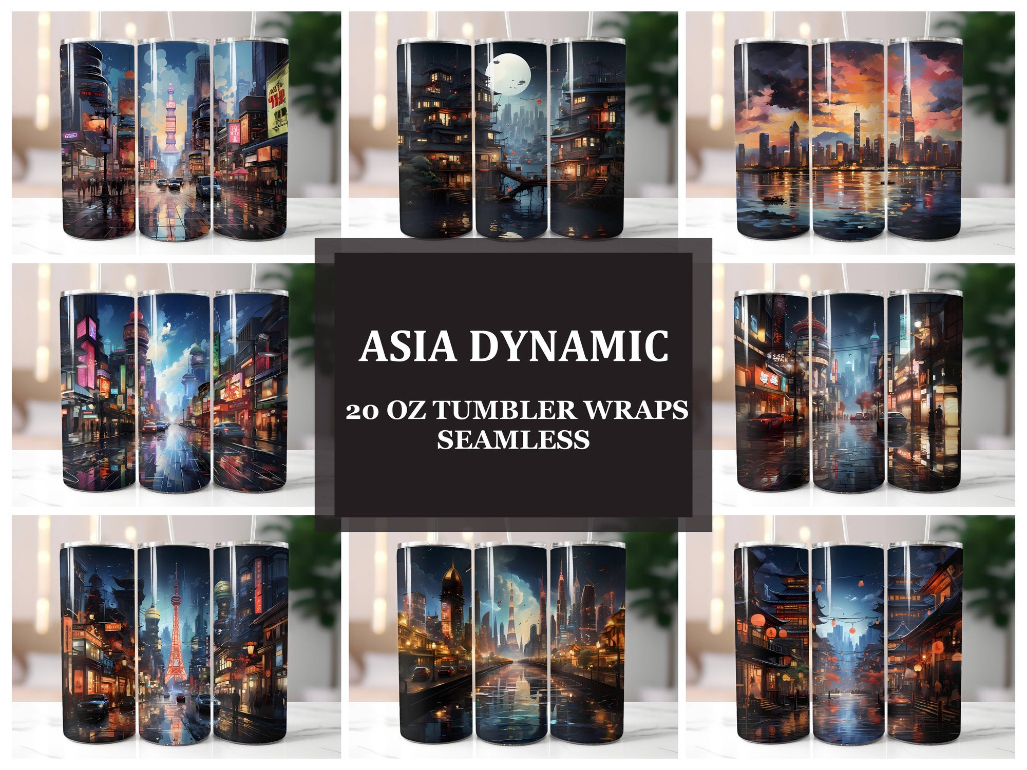 Asia Dynamic Tumbler Wrap - CraftNest