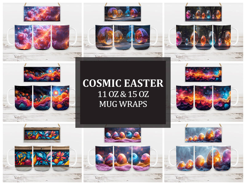 Cosmic Easter 2 Mug Wrap - CraftNest