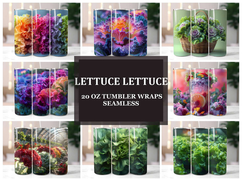 Lettuce 1 Tumbler Wrap - CraftNest - Digital Crafting and Art