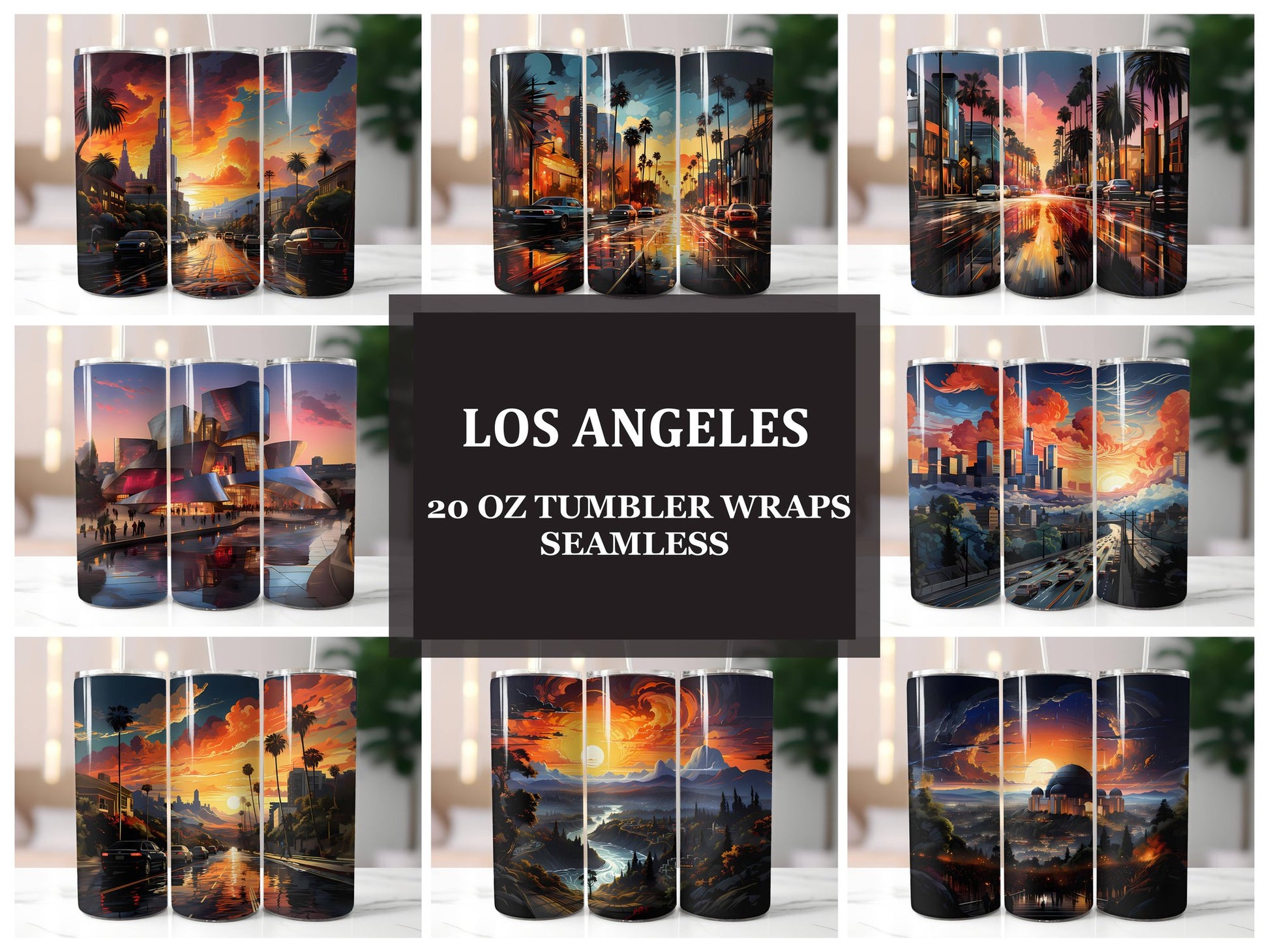 Los Angeles 2 Tumbler Wrap - CraftNest