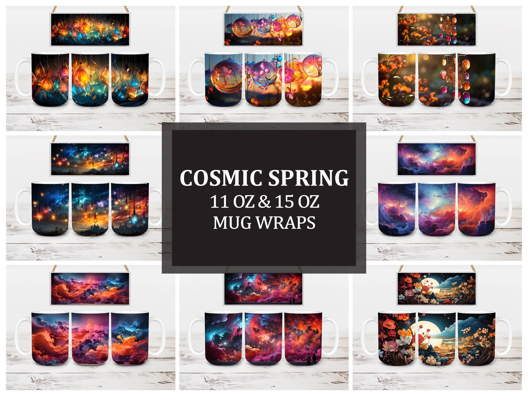Cosmic Spring 2 Mug Wrap - CraftNest