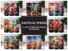 Nautical Spring 2 Tumbler Wrap - CraftNest