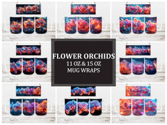 Flower Orchids 5 Mug Wrap - CraftNest