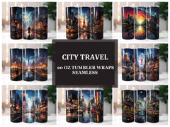 City Travel 1 Tumbler Wrap - CraftNest