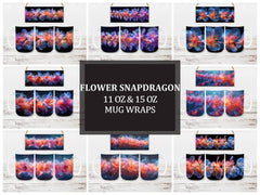 Flower Snapdragon 7 Mug Wrap - CraftNest