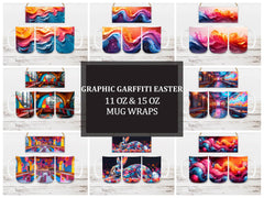 Graphic Graffiti 3 Mug Wrap - CraftNest