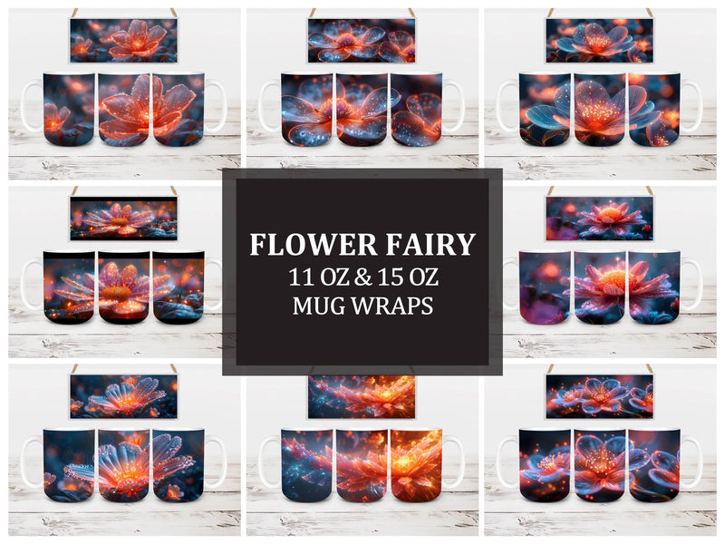 Flower Fairy 4 Mug Wrap - CraftNest