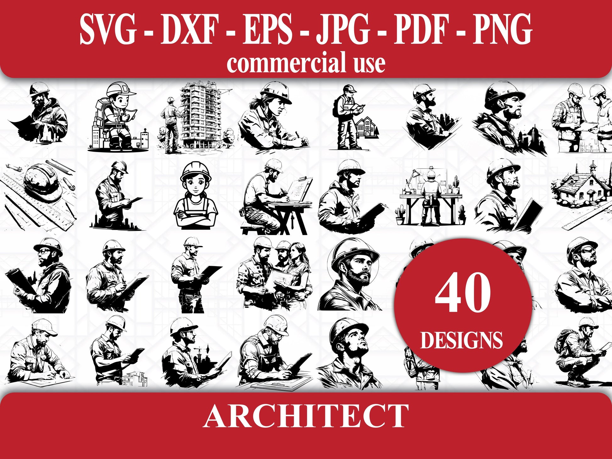 Architect SVG Bundle - CraftNest - Digital Crafting and Art