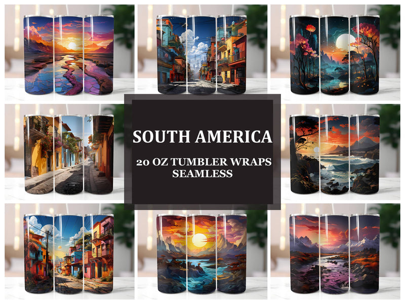 South America 3 Tumbler Wrap - CraftNest