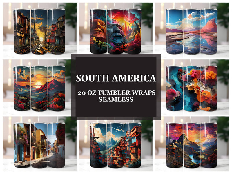 South America 7 Tumbler Wrap - CraftNest