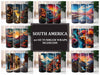 South America 7 Tumbler Wrap