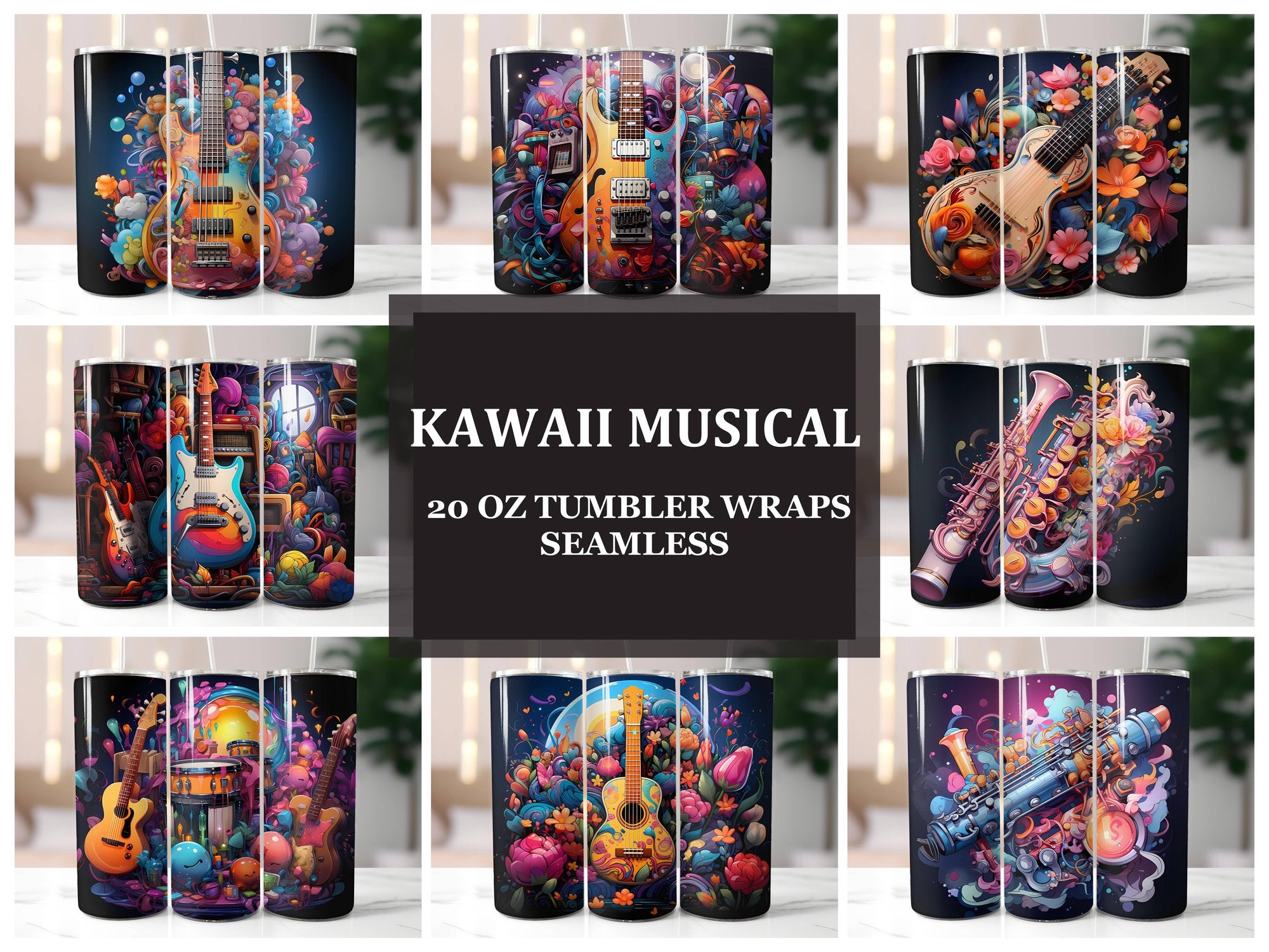 Kawaii Musical 2 Tumbler Wrap - CraftNest