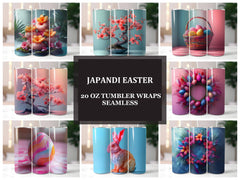 Japandi Easter 2 Tumbler Wrap - CraftNest