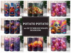 Potato 4 Tumbler Wrap - CraftNest - Digital Crafting and Art