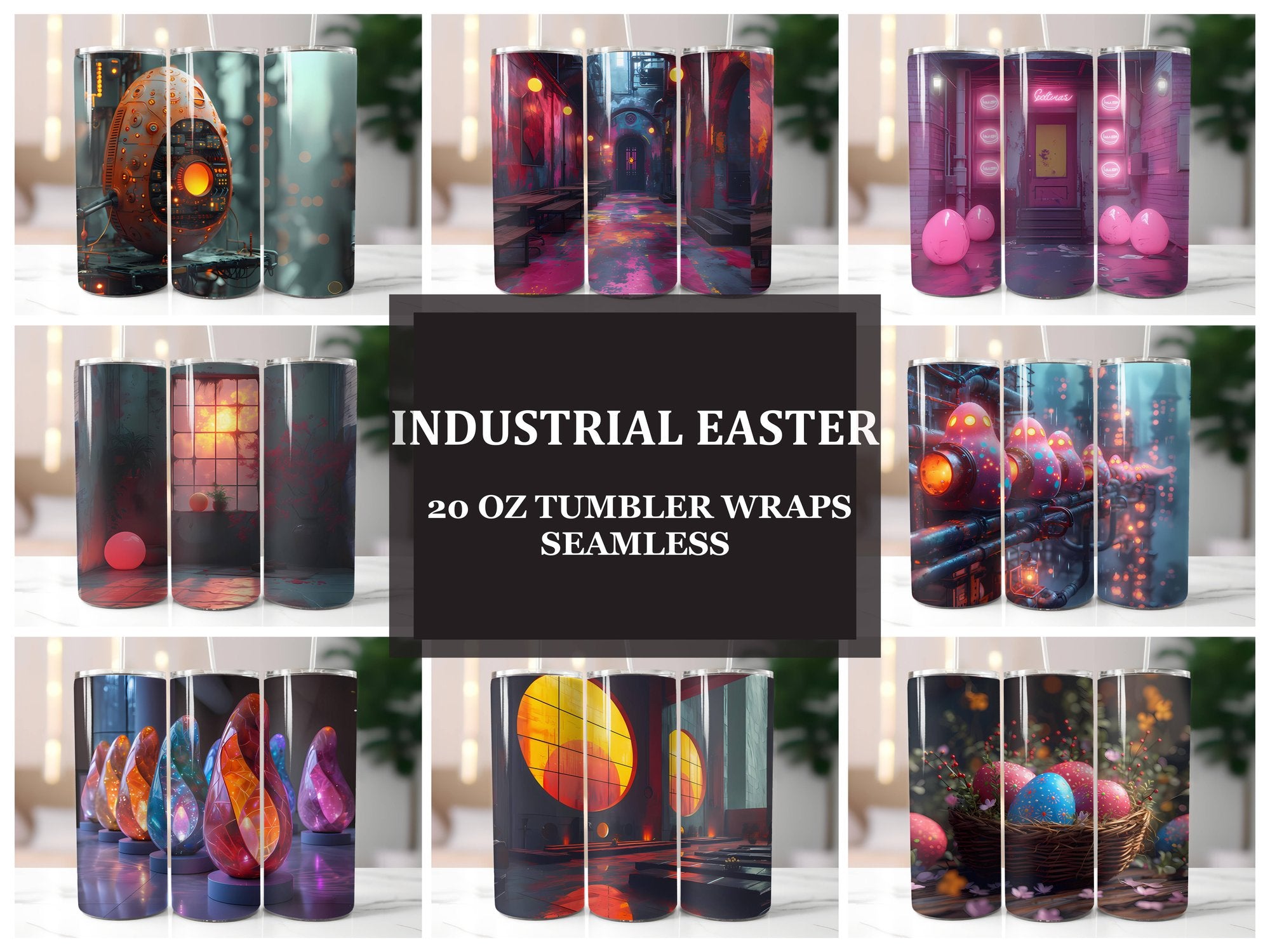 Industrial Easter 2 Tumbler Wrap - CraftNest