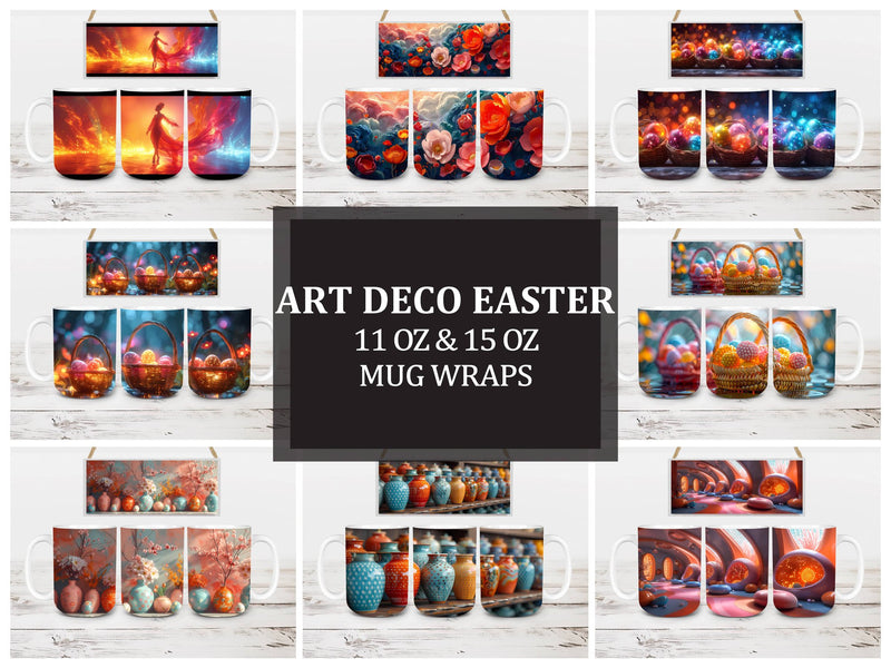 Art Deco 1 Mug Wrap - CraftNest