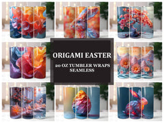 Origami Easter 5 Tumbler Wrap - CraftNest