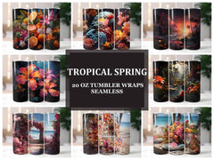 Tropical Spring 2 Tumbler Wrap - CraftNest