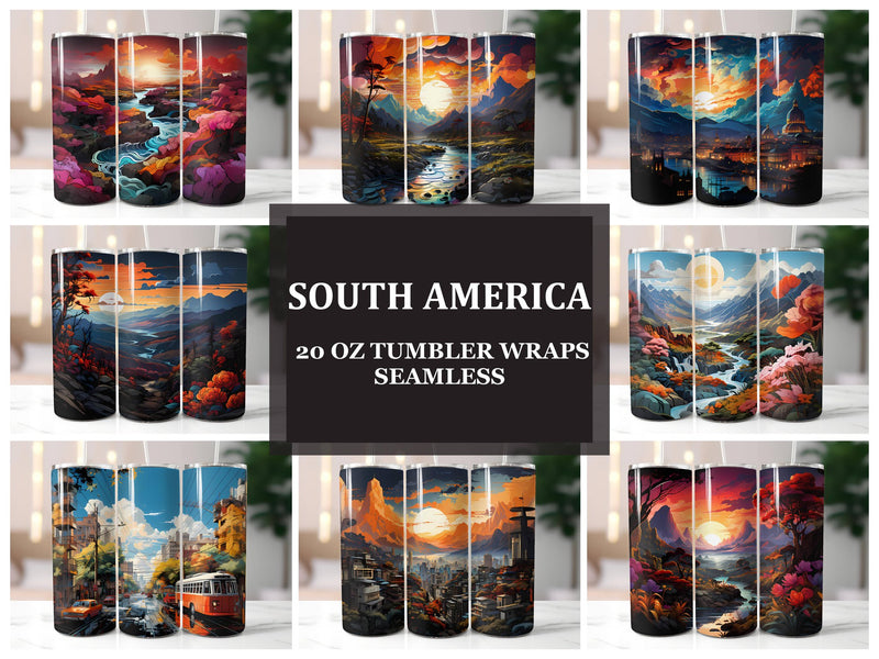 South America 1 Tumbler Wrap - CraftNest