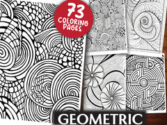Geometric Coloring Book - CraftNest - Digital Crafting and Art