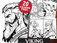 Viking Coloring Book - CraftNest - Digital Crafting and Art