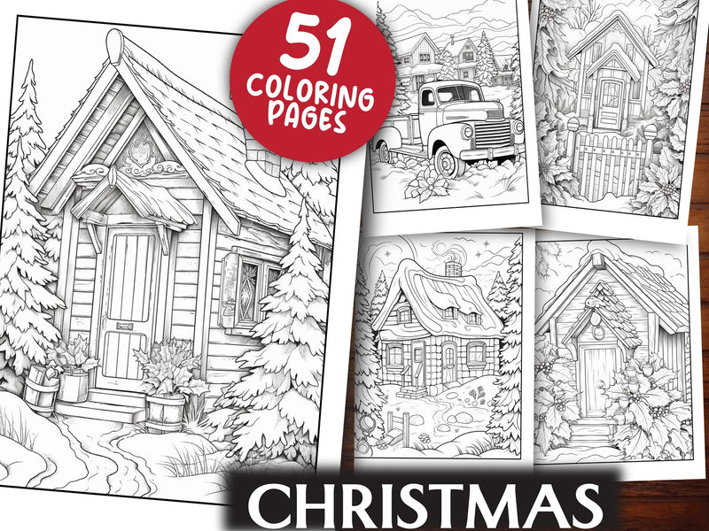 Christmas Coloring Book - CraftNest - Digital Crafting and Art