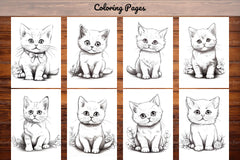 Cat Coloring Book - CraftNest - Digital Crafting and Art