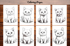 Cat Coloring Book - CraftNest - Digital Crafting and Art