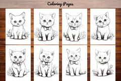 Cat Coloring Book - CraftNest - Digital Crafting and Art