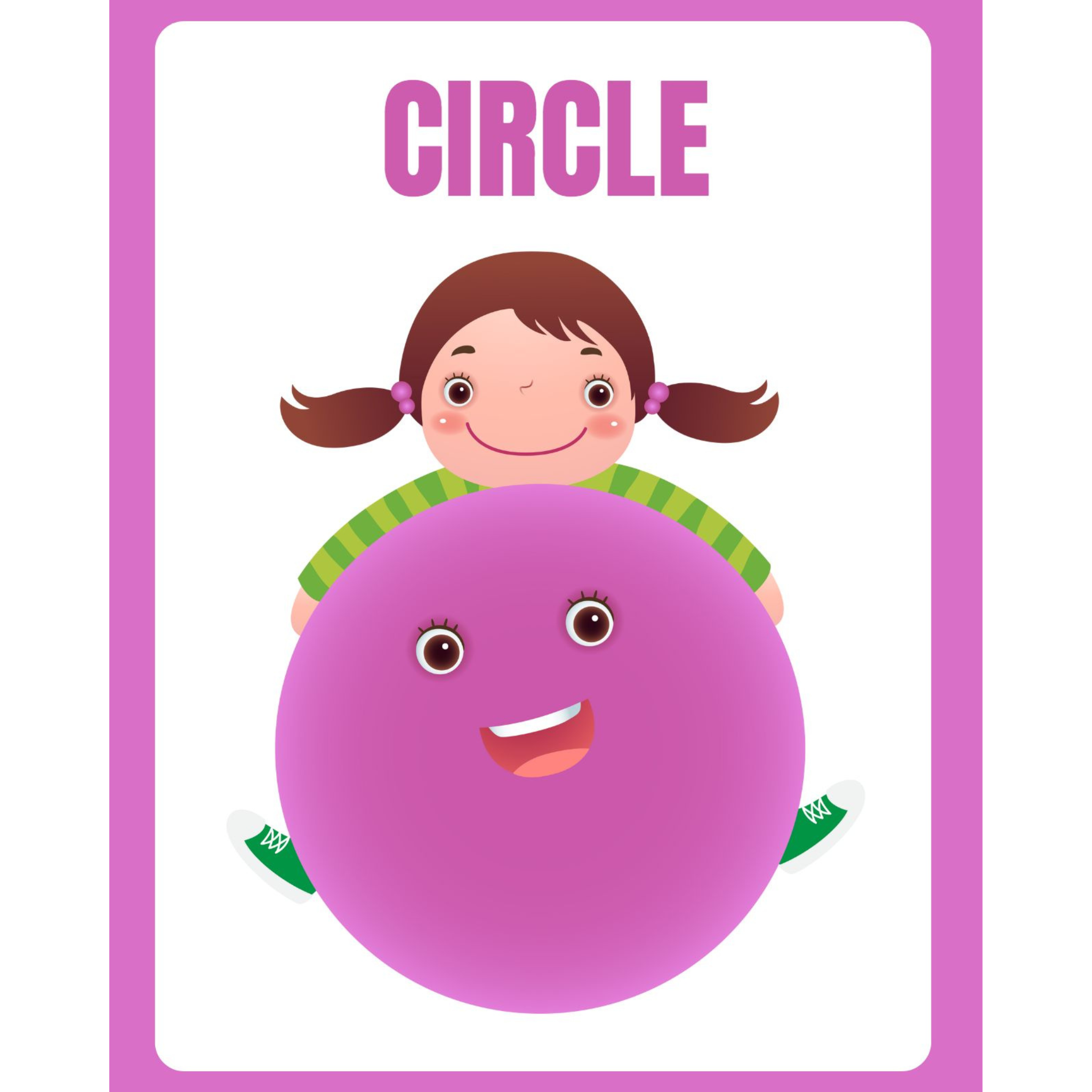 Illustrated Shapes Flashcards