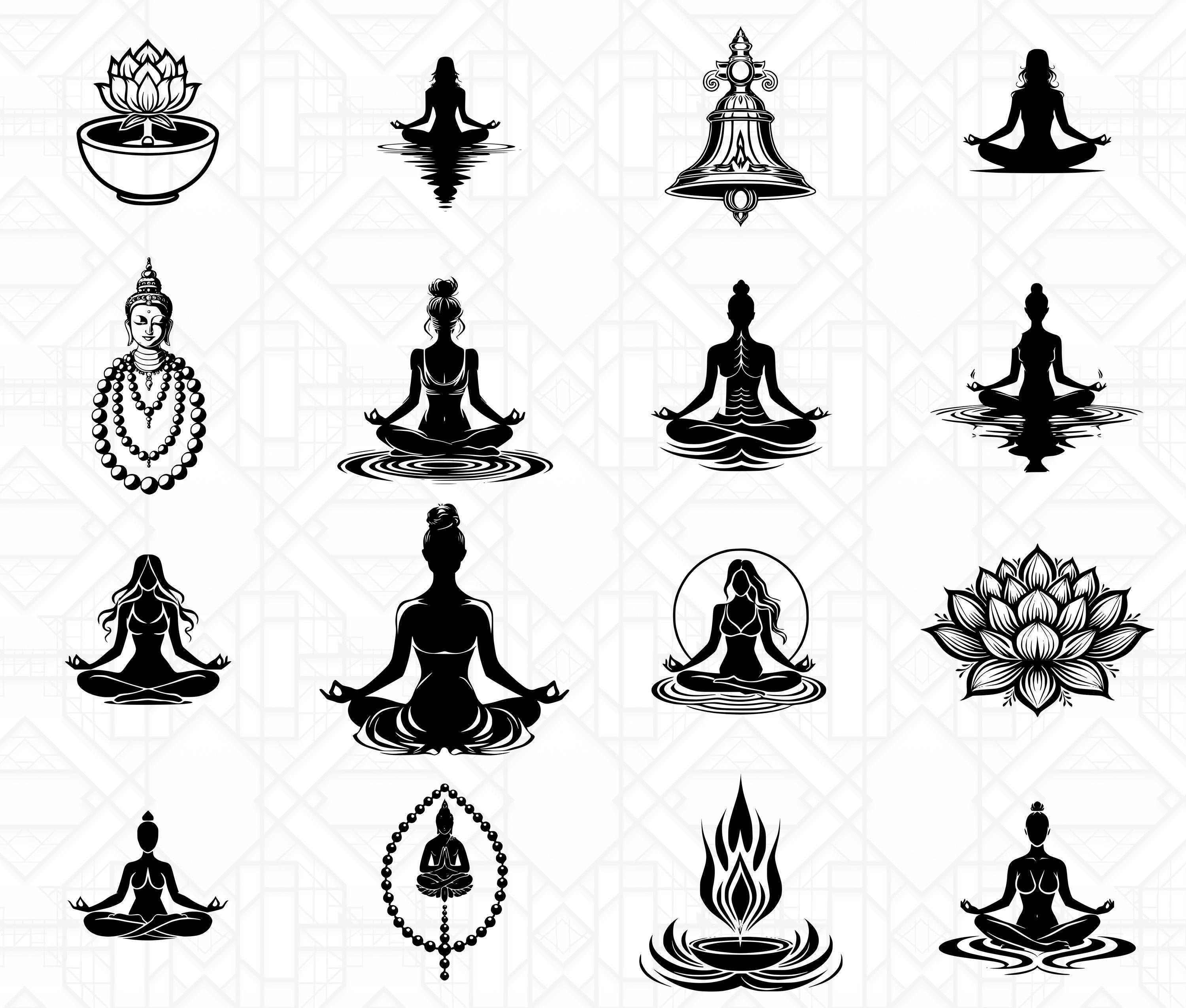 Yoga SVG Bundle - CraftNest - Digital Crafting and Art