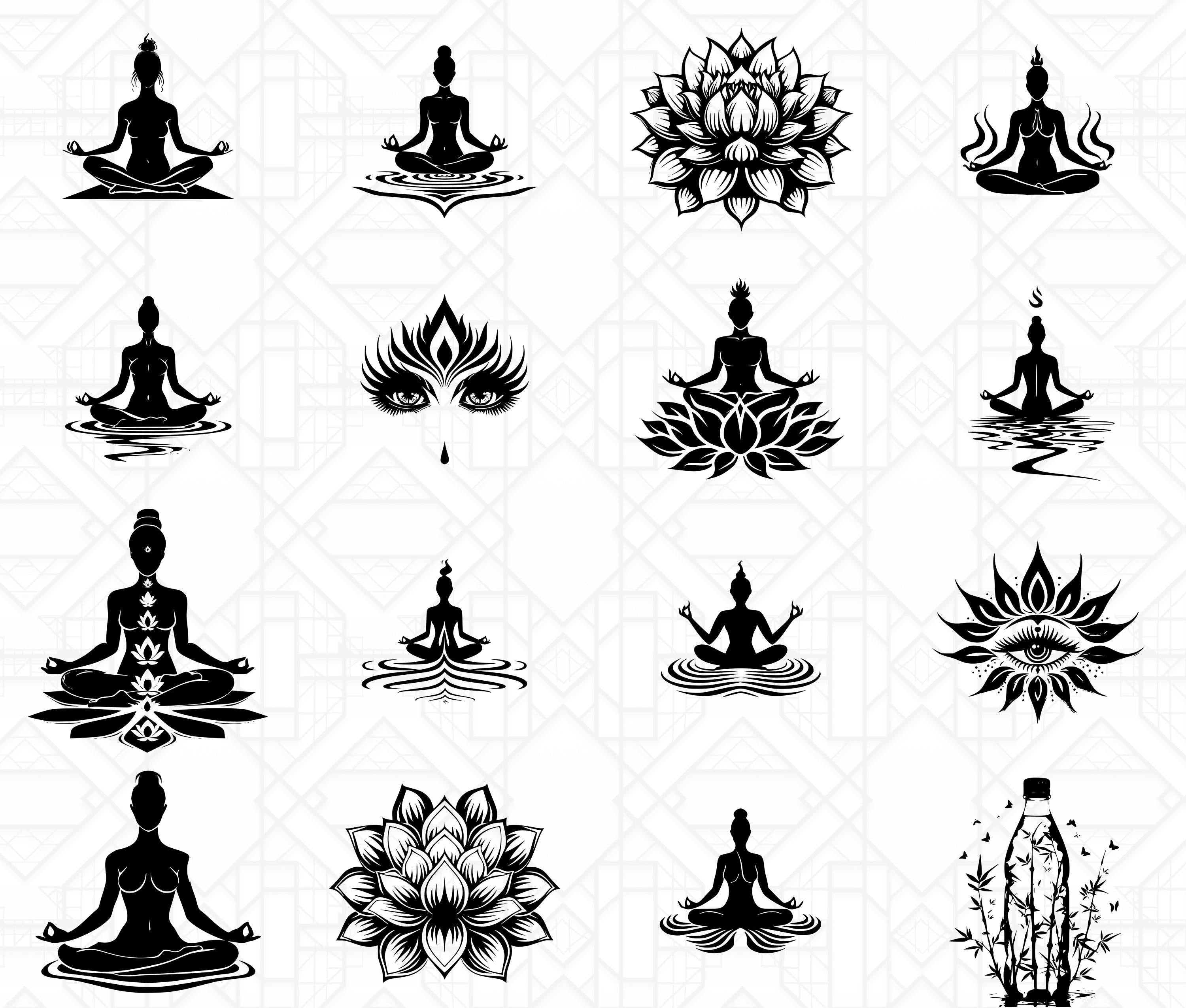 Yoga SVG Bundle - CraftNest - Digital Crafting and Art