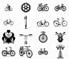 Bicycle Riding SVG Bundle - CraftNest - Digital Crafting and Art