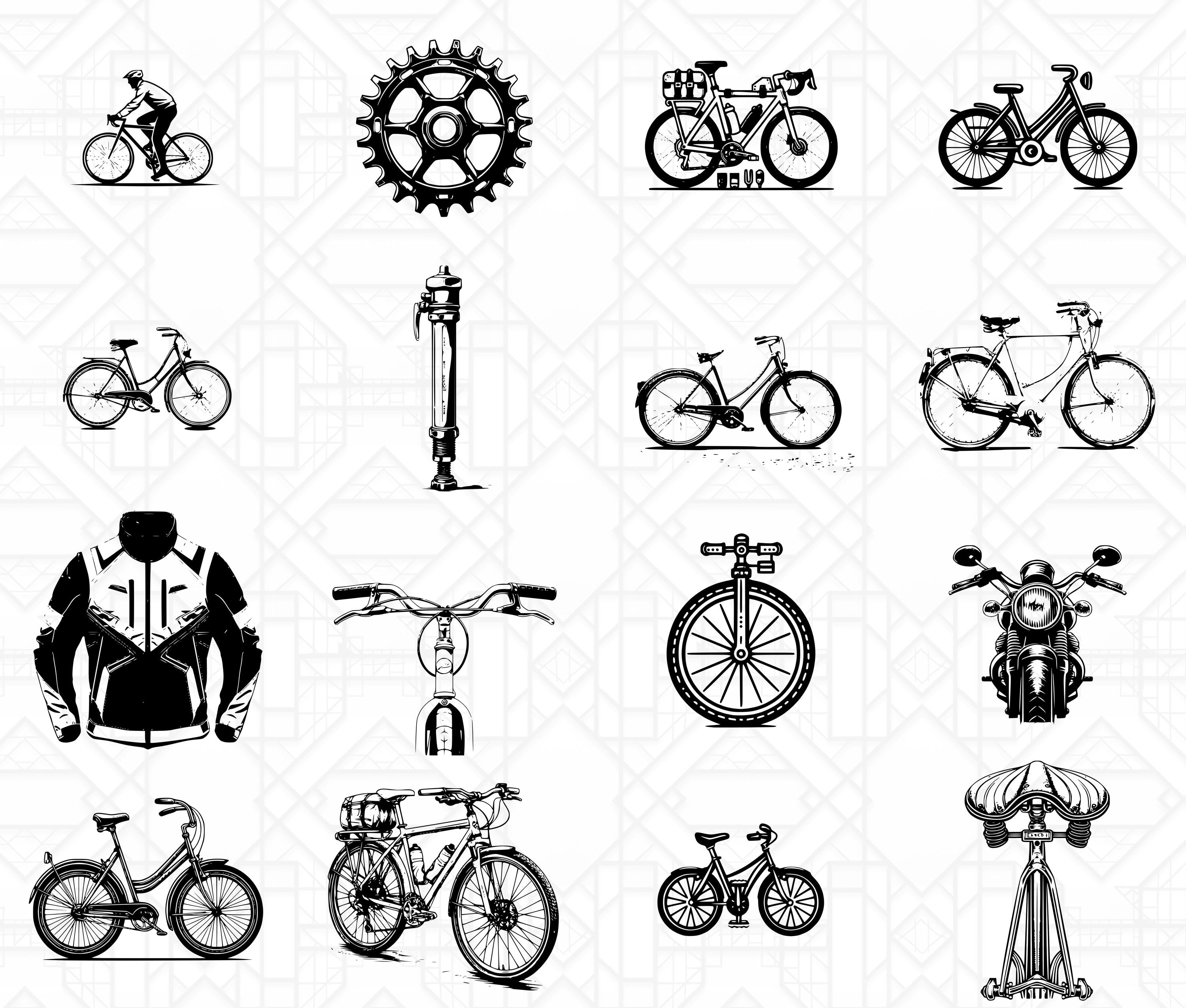 Bicycle Riding SVG Bundle - CraftNest - Digital Crafting and Art