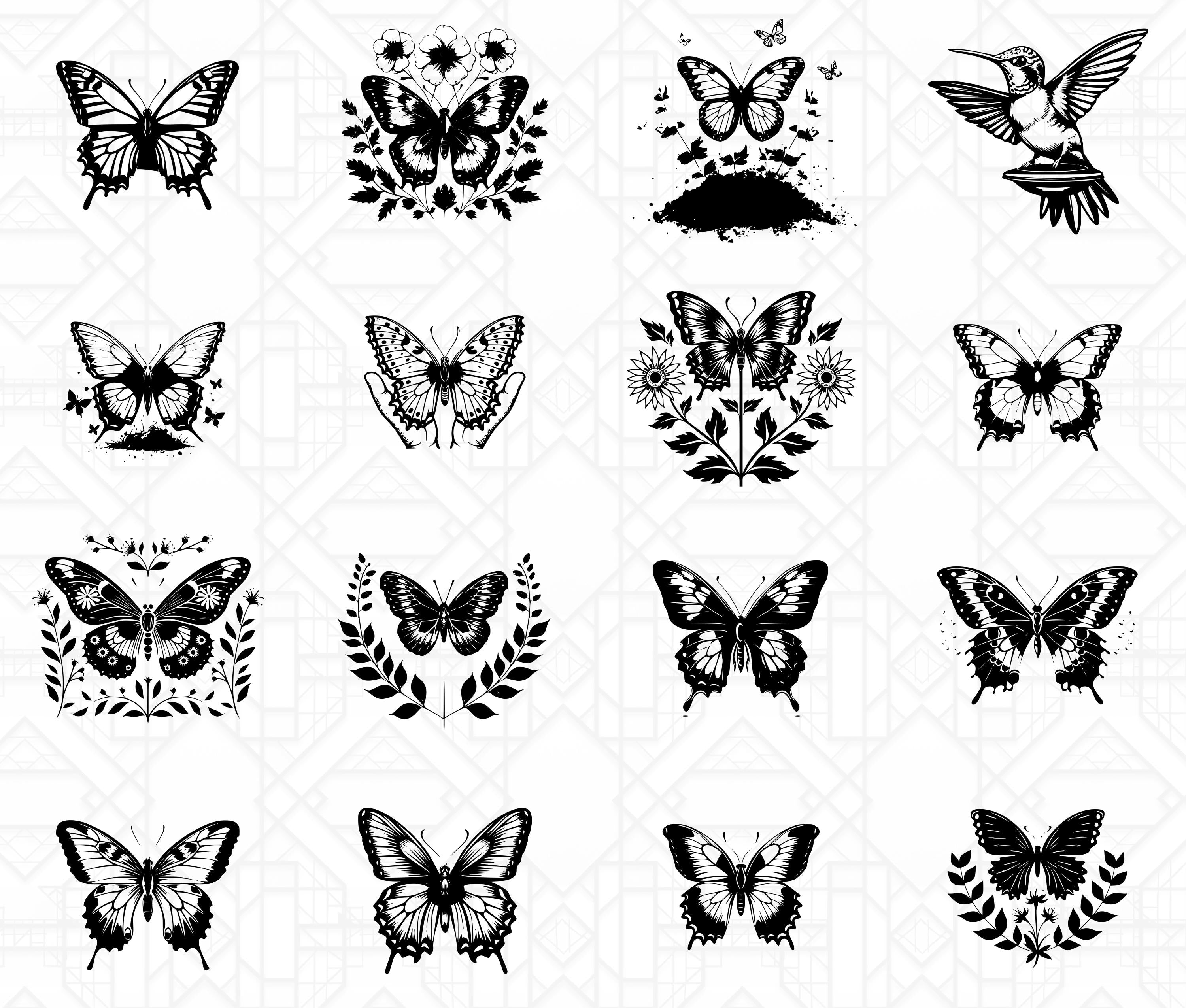 Butterfly Garden SVG Bundle - CraftNest - Digital Crafting and Art