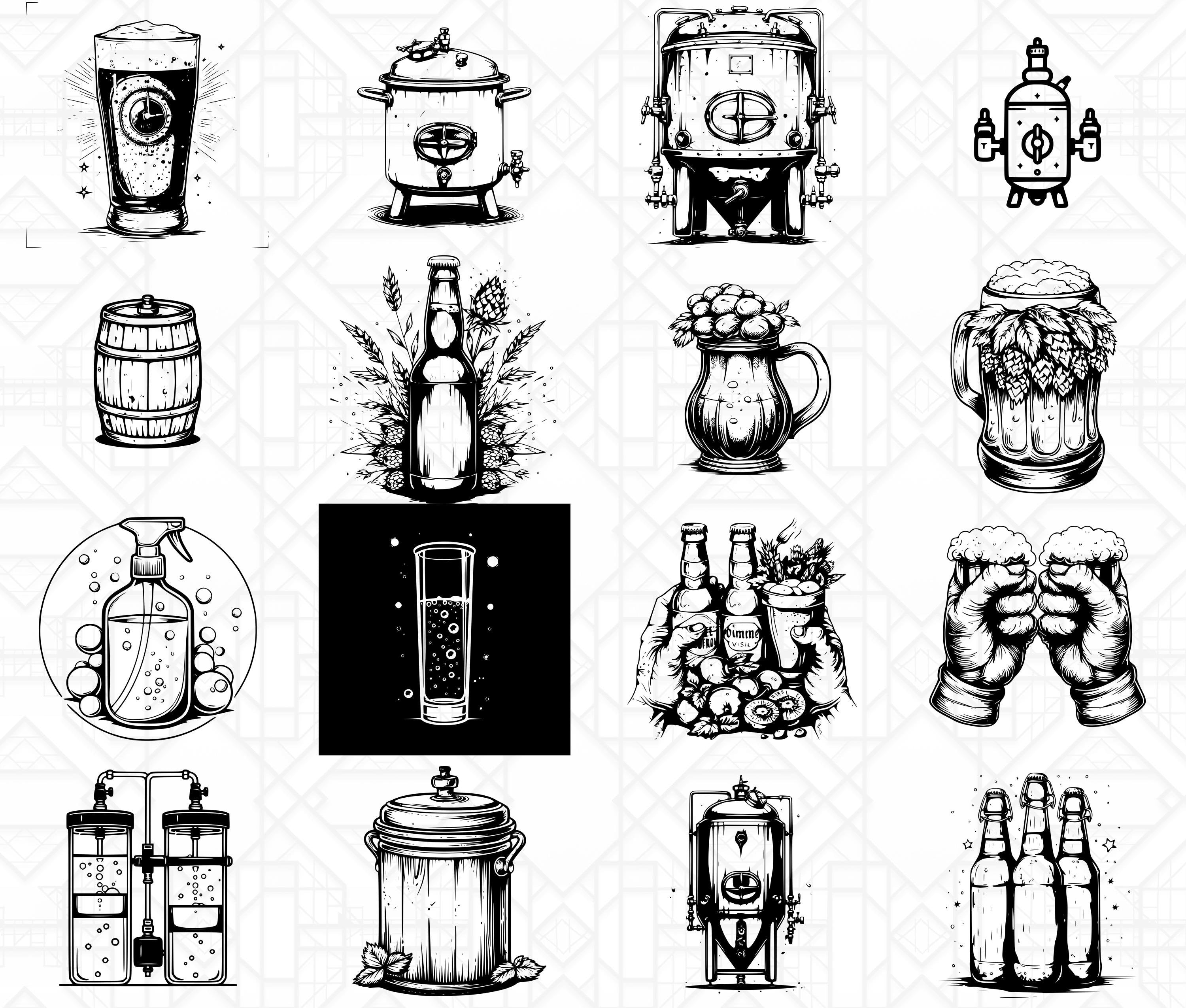 Homebrewing SVG Bundle