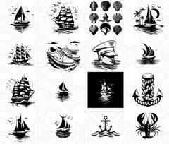 Sailing SVG Bundle - CraftNest - Digital Crafting and Art