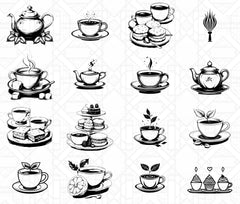 Tea Time SVG Bundle - CraftNest - Digital Crafting and Art